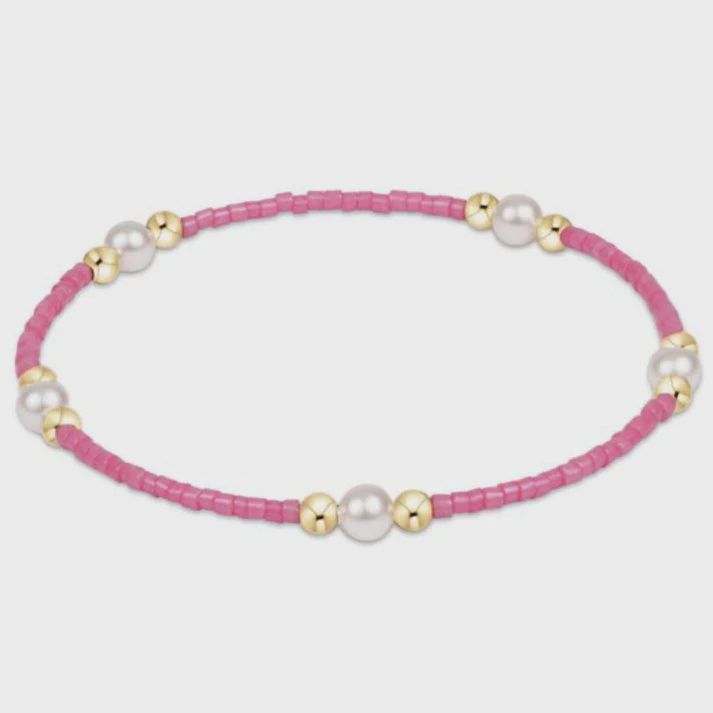 Hope Purpose Pearl Bracelet - Bubblegum