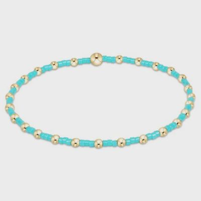 ENEWTON Hope Sincerity Bracelet in turquoise beads on a neutral background