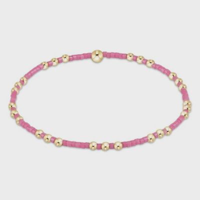 ENEWTON Hope Joy Bracelet in bubblegum pink beads on a white background