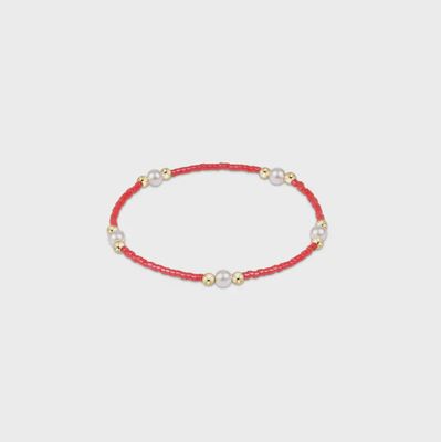 ENEWTON Hope Purpose Pearl Bracelet in sherbert, 6.25 inches, displayed against a neutral background in studio lighting