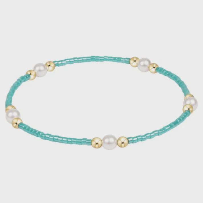 Hope Purpose Pearl Bracelet - Sea Glass