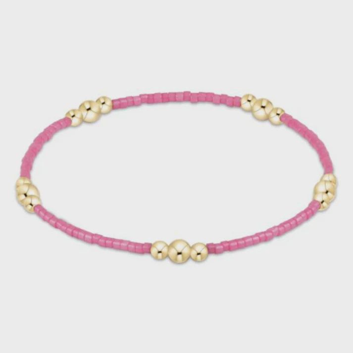 Hope Purpose Gold Bracelet - Bubblegum