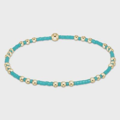 ENEWTON Hope Joy turquoise bracelet with beaded design on white background