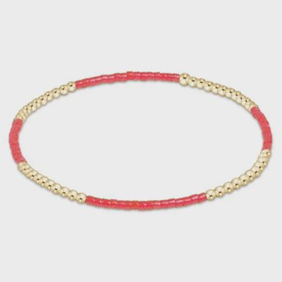 ENEWTON Hope Blissful beaded bracelet in sherbert, displayed on a neutral background