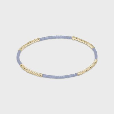 ENEWTON Hope Blissful beaded bracelet in ocean mist, featuring small round beads strung together on a white background.