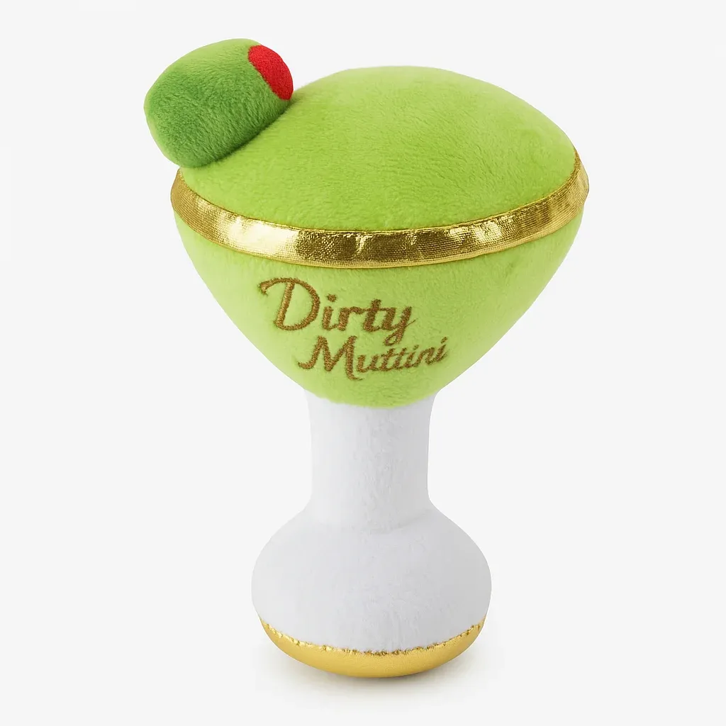 Haute Diggity Dog Dirty Muttini Squeaky Plush Dog Toy
