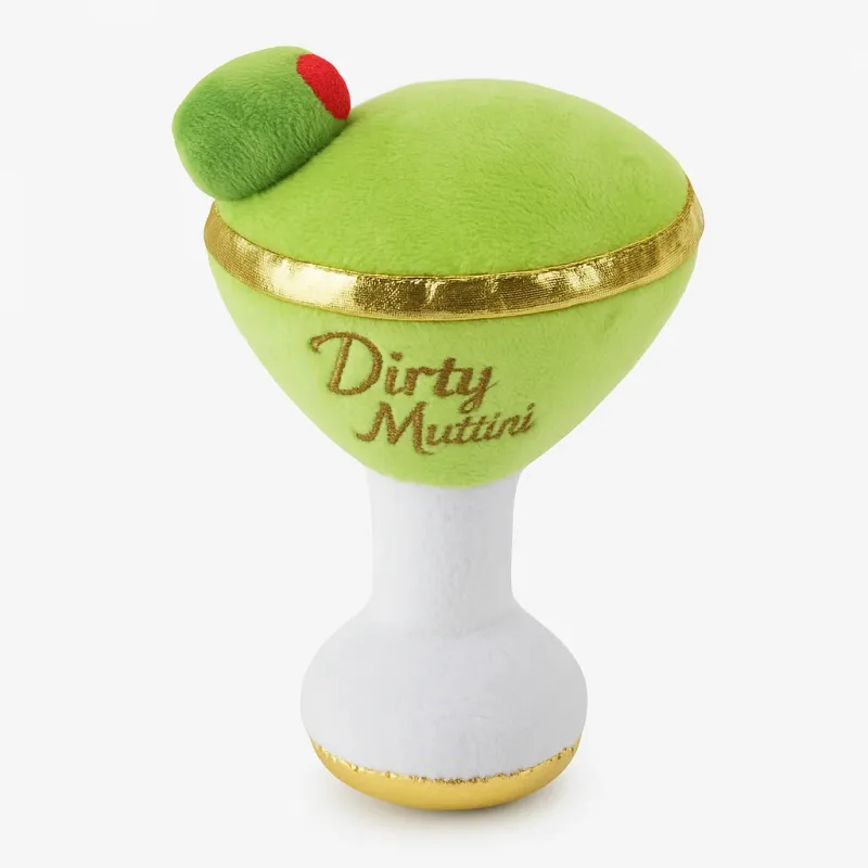 Haute Diggity Dog Dirty Muttini Squeaky Plush Dog Toy