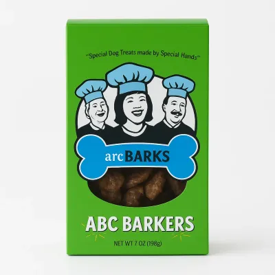 arcBARKS ABC Barker Homemade Dog Treats 7oz Preservative-Free