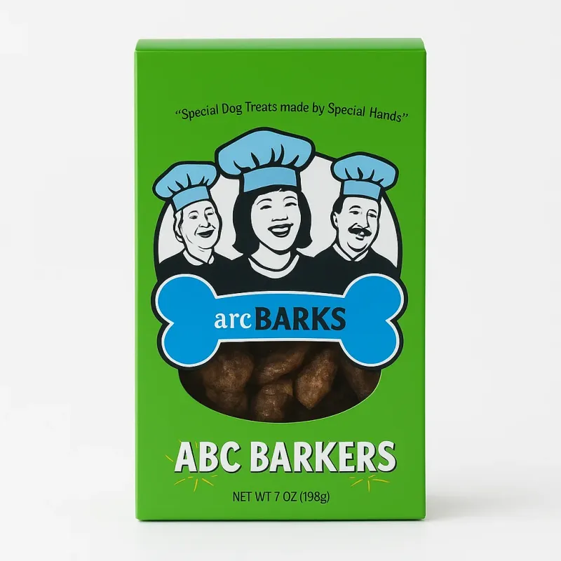 arcBARKS ABC Barker Homemade Dog Treats 7oz Preservative-Free
