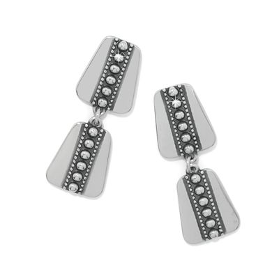 Pretty Tough Geo Post Drop Earrings