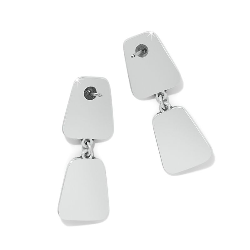 Pretty Tough Geo Post Drop Earrings