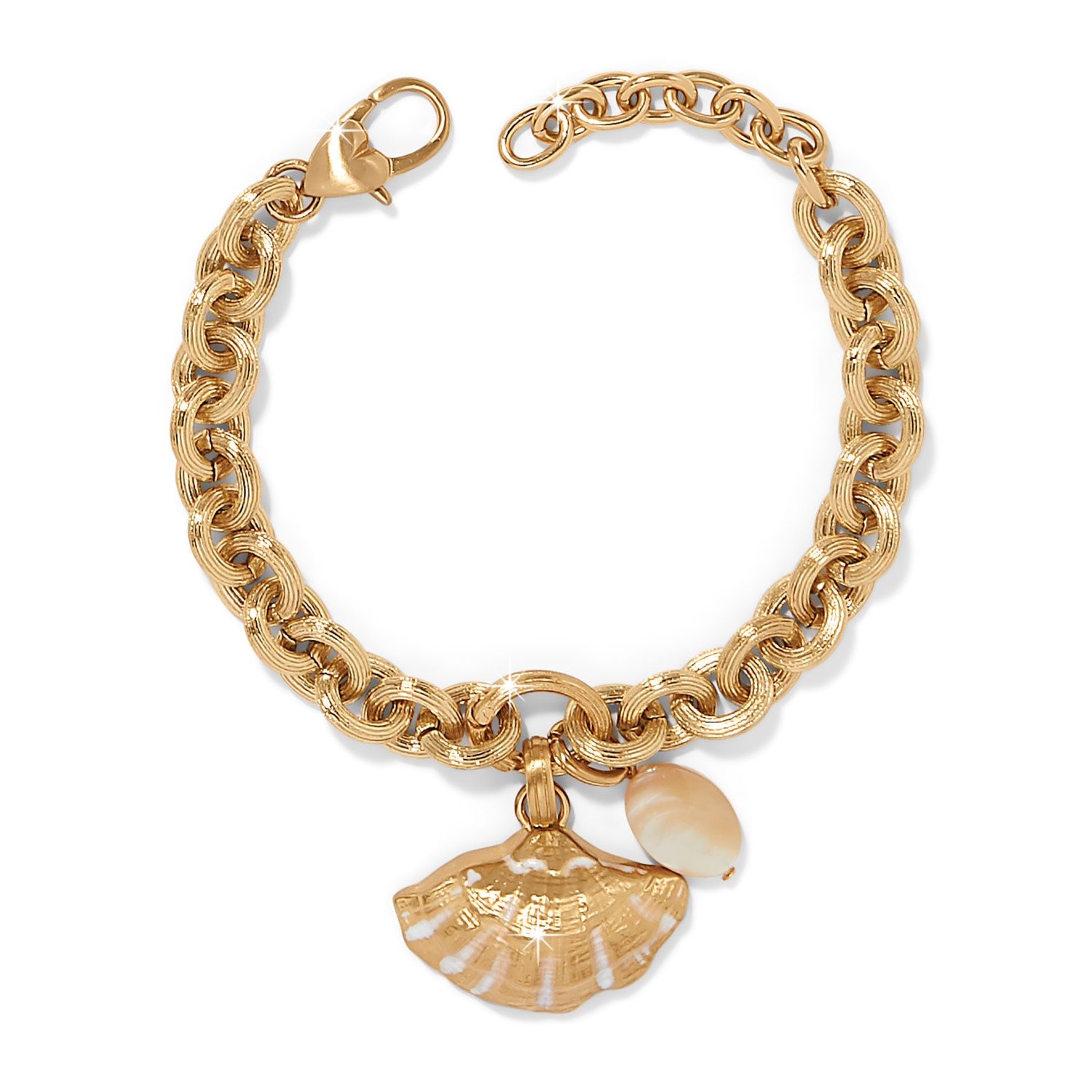 Solstice Shell Charm Bracelet