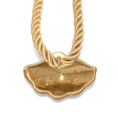 Solstice Shell Corded Necklace