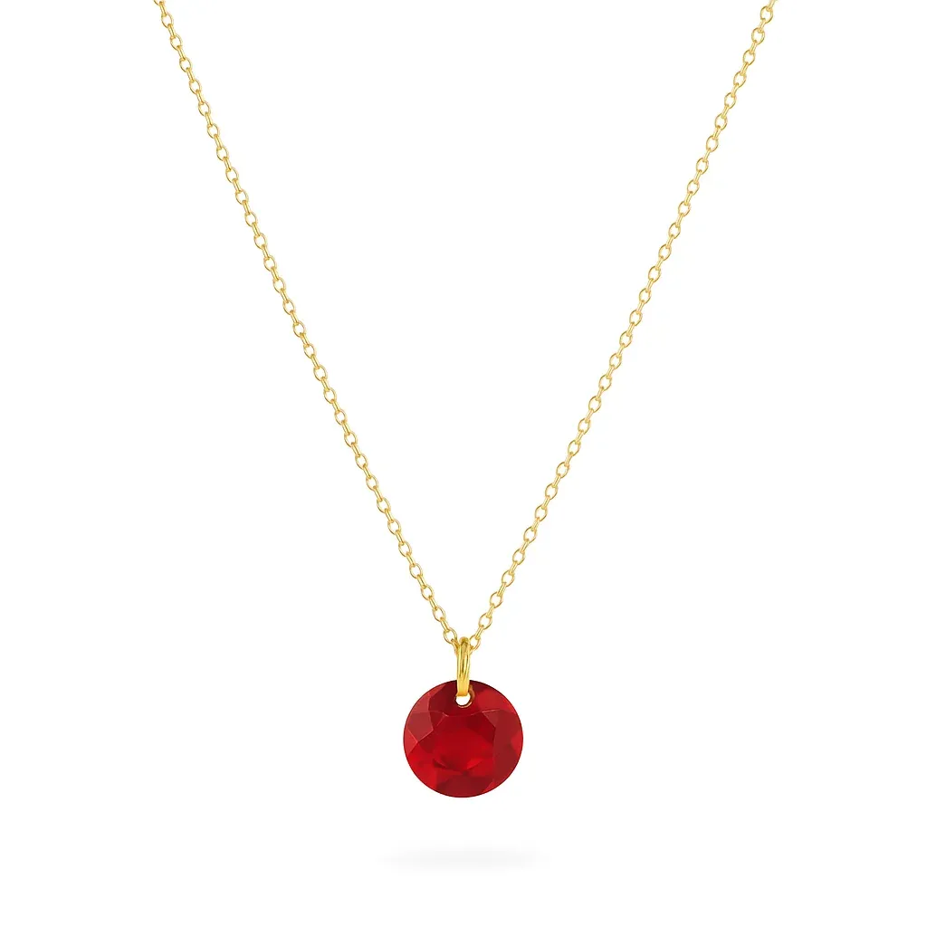 ENEWTON 16" Gold Reflection Small Charm Necklace – January