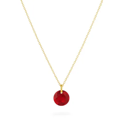 ENEWTON 16" Gold Reflection Small Charm Necklace – January