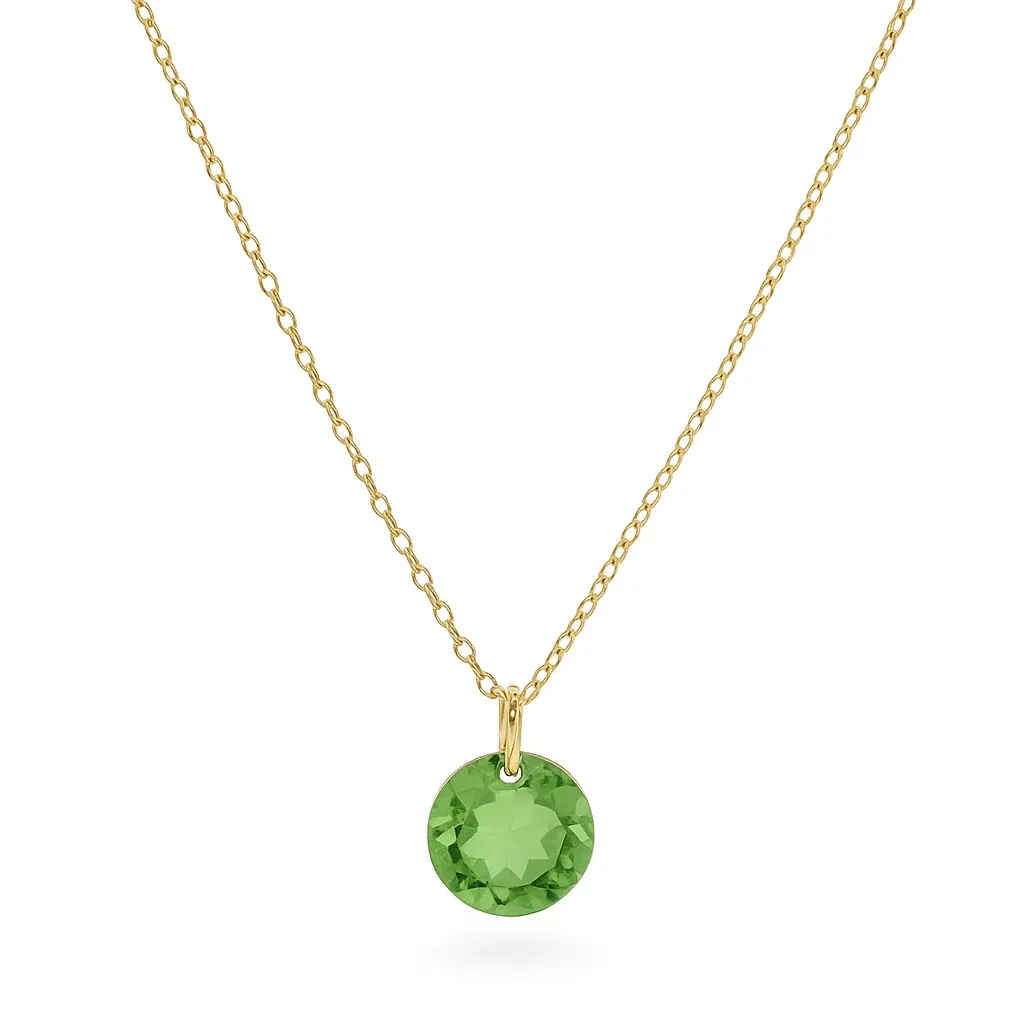 ENEWTON Reflection Small Charm Necklace 16" Gold August Birthstone
