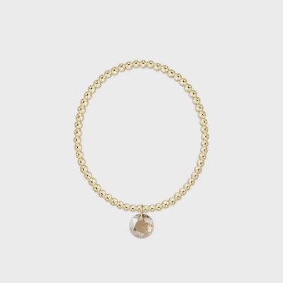 ENEWTON Classic Gold 3mm bracelet in November colorway displayed against a white background in studio lighting