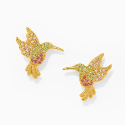 Brighton Enchanting Gem Hummingbird Earrings