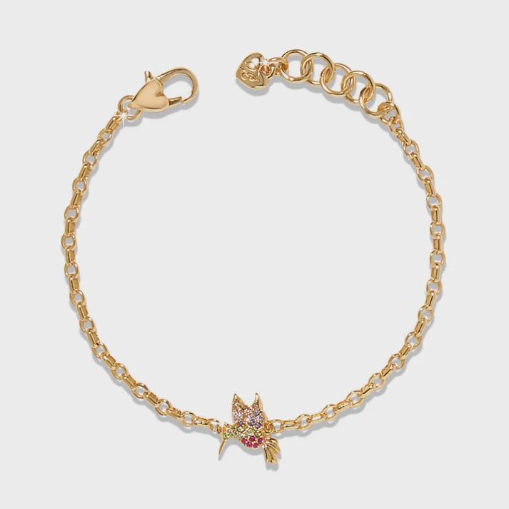 Enchanting Gem Hummingbird Bracelet