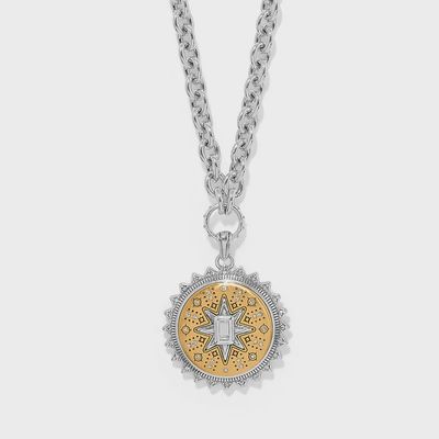 Mosaic Nova Pendant Necklace