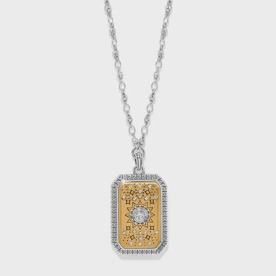 Mosaic Nova Tag Necklace