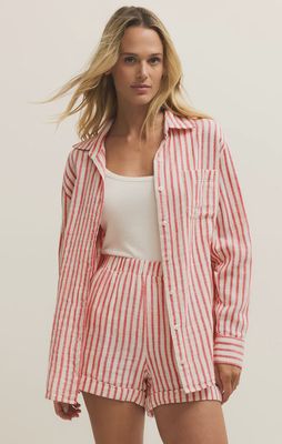 Cabana Stripe Shirt and Shorts Set