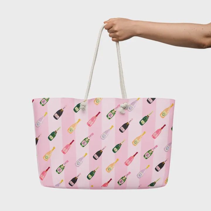 Champagne Bottles Tote Bag