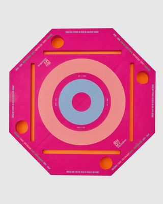 Oh My Mahjong Aqua Jong Floating Pool Mat – Pink, 33x33"