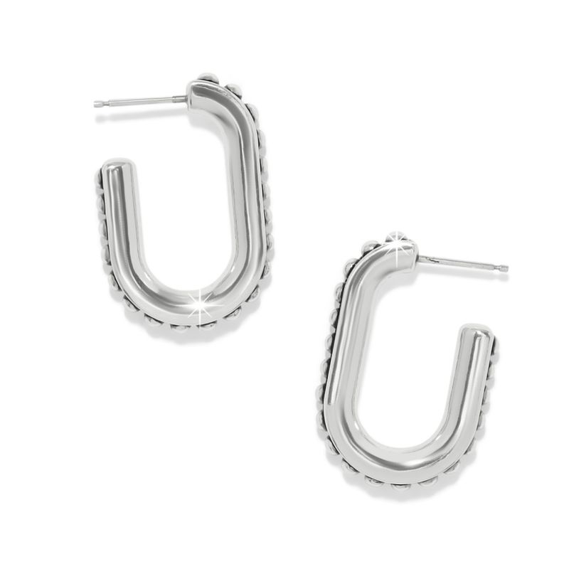 Pretty Tough Link Hoop Earrings