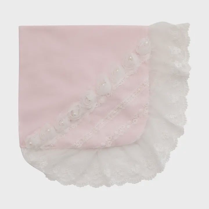 Haute Baby Precious Blush Blanket For Infants &amp; Toddlers