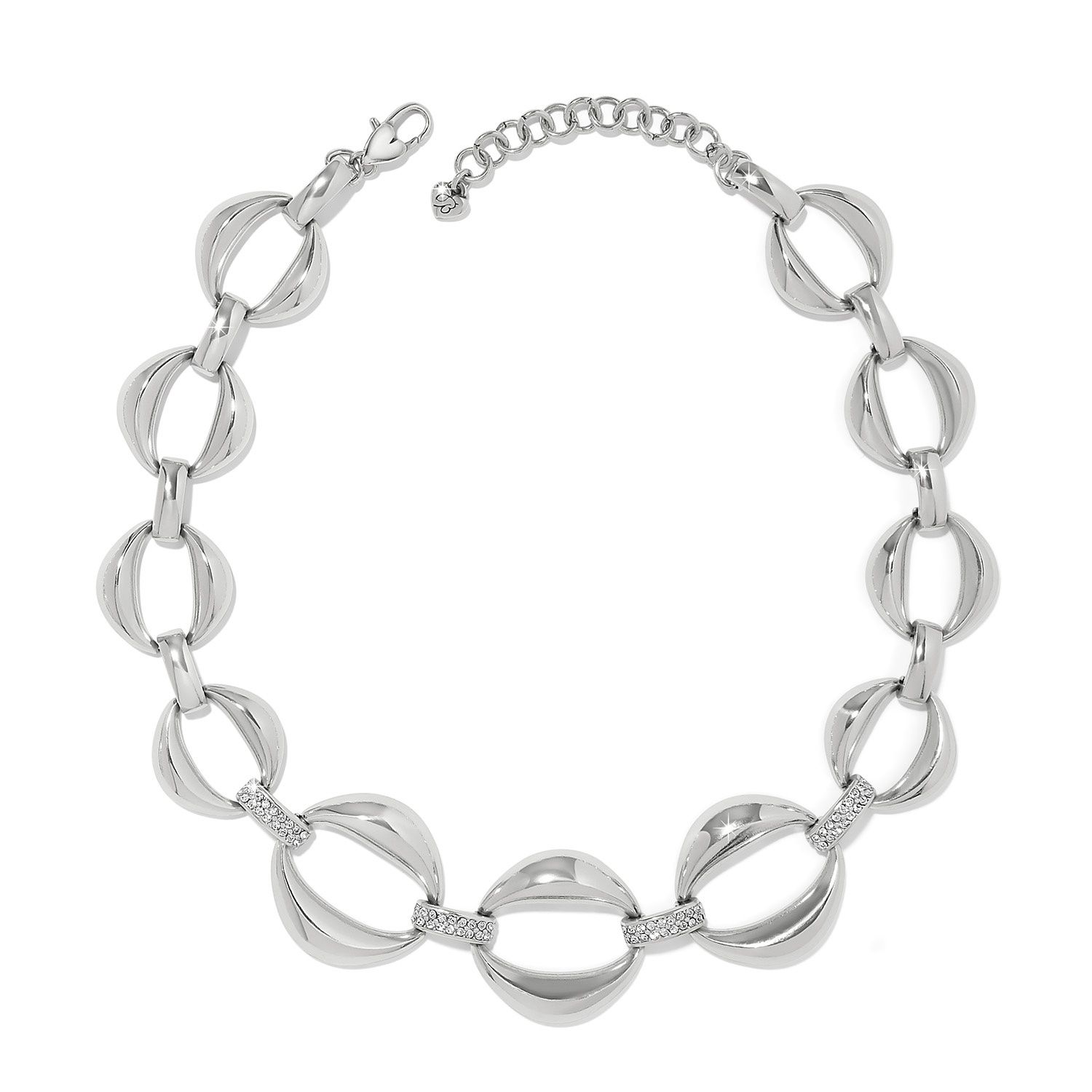 Meridian Classic Cresent Link Necklace