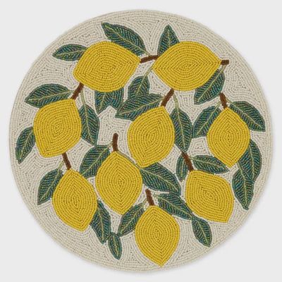Lemons Beaded Centerpiece