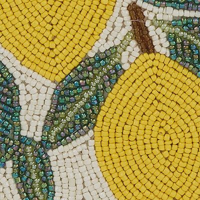 Lemons Beaded Centerpiece