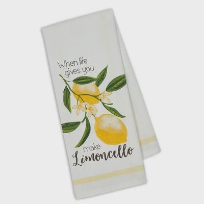 Make Limoncello Printed Dishtowel