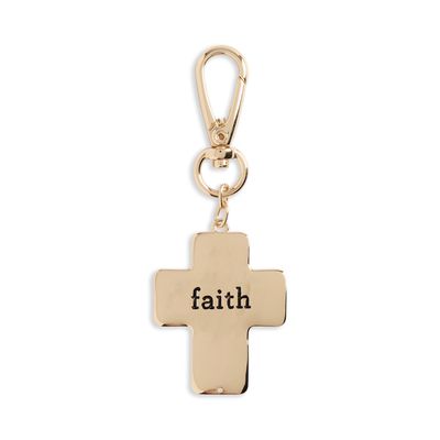 Gold Faith Bag Charm