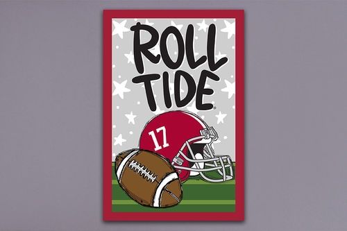 Alabama Football Flag