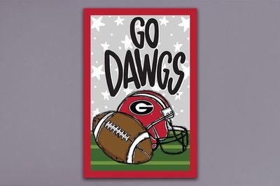 Georgia Football Flag