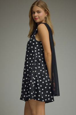 Polka Dot Sleeveless Mini Dress
