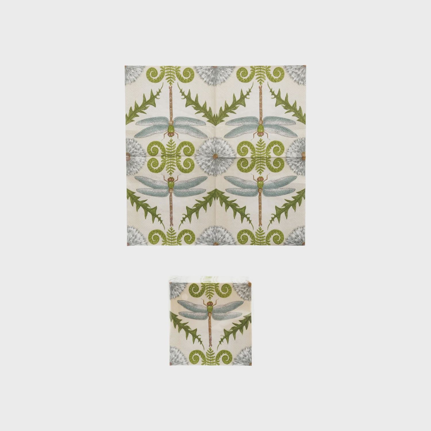Botanical Dragonfly Cocktail Napkins 50 Pack