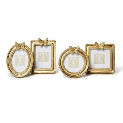 Golden Butterfly Photo Frames