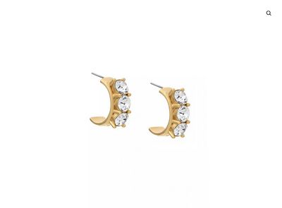 Swarovski Huggie Hoops