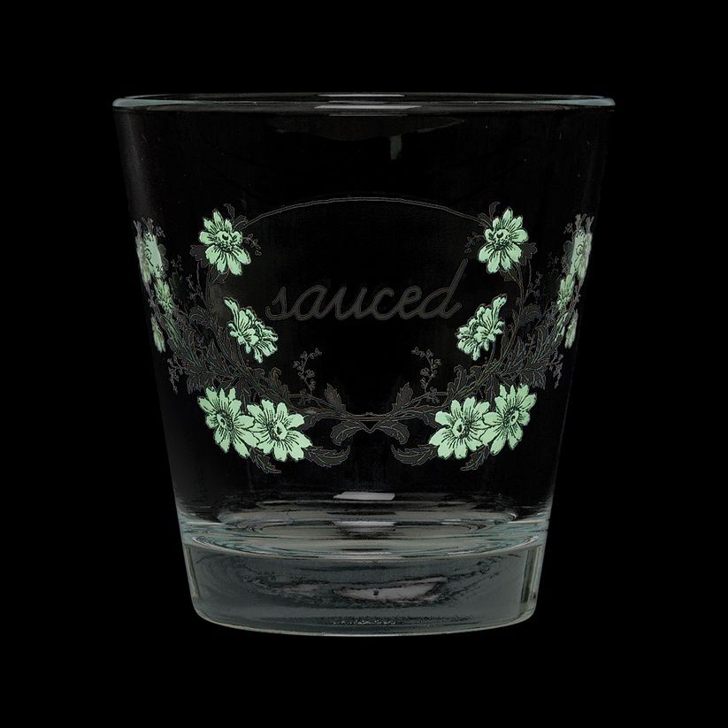 Influence - Glass Tumbler (8.6oz), Description: Sauced