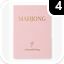 Mahjong Coffee Table Books, Colour: Pink