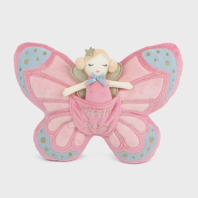 Mon Ami Butterfly Tooth Fairy Pillow and Doll Set