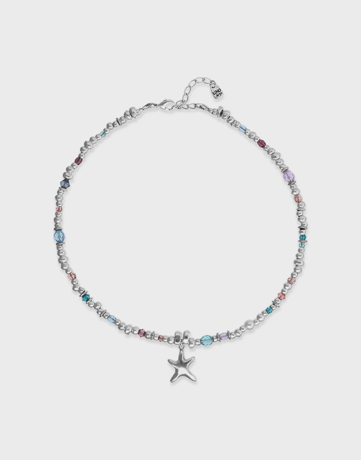 Uno De Fifty Prisma Crystal Starfish Necklace