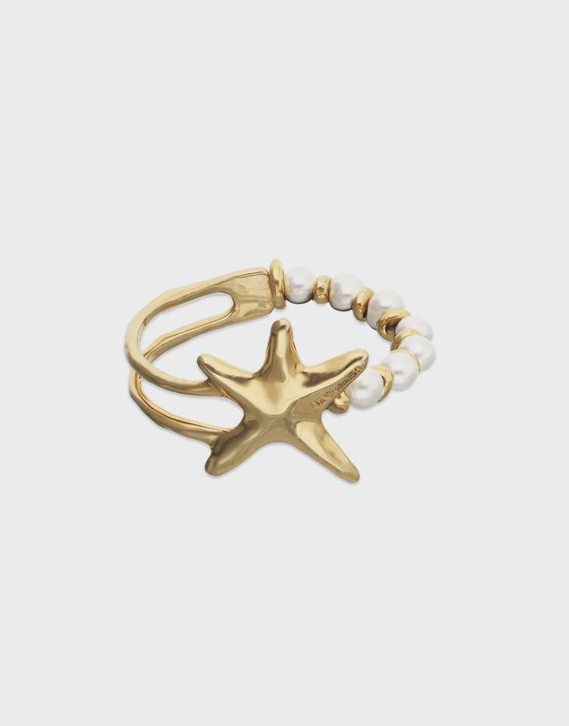 Orion Pearls and Starfish Bracelet