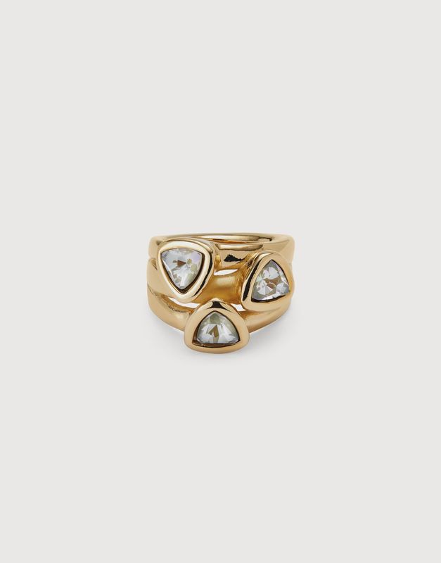 Uno De Fifty Ser Camaleonica Multicolor Crystal Ring Uno De Fifty Ser Camaleonica Multicolor Crystal Ring