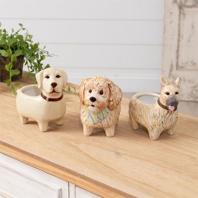 Bud vases - Doggies