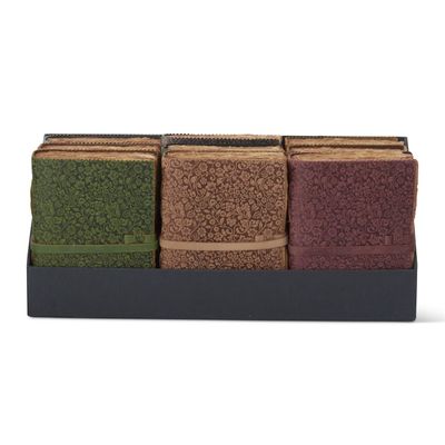 K&amp;K Interiors 8 Inch Leather Floral Embossed Handcrafted Journals