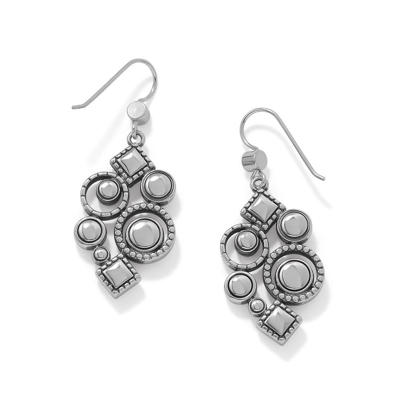 Brighton Halo Nova Cluster French Wire Earrings